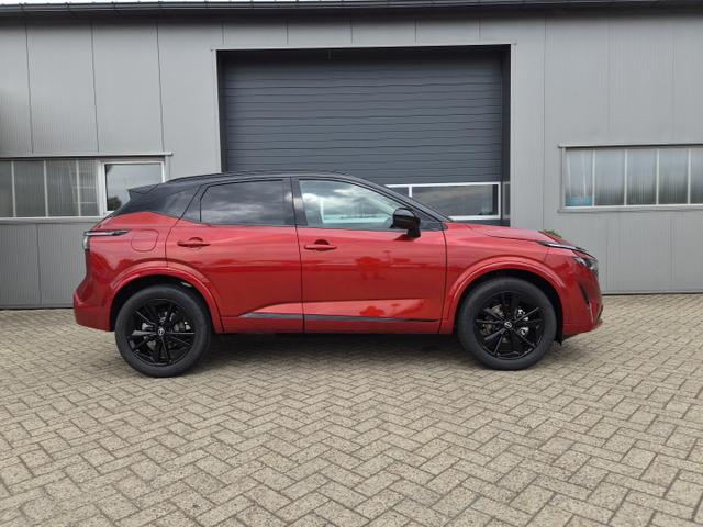 Nissan Qashqai 1.3 DIG-T MHEV 158 PS X-Tronic N-Design PanoDach Teil-Leder Klimaautomatik Sitzheizung Lenkradheizung Navi ACC PDC v+h 360&deg;Kamera DAB Bluetooth Touchscreen Apple CarPlay Android Auto 19"Zoll 