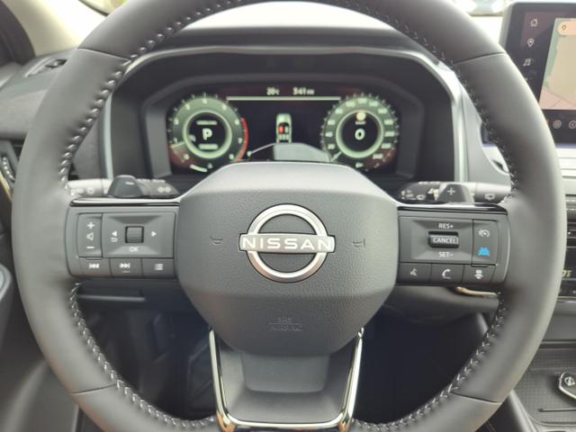 Nissan Qashqai 1.3 DIG-T MHEV 158 PS X-Tronic N-Design PanoDach Teil-Leder Klimaautomatik Sitzheizung Lenkradheizung Navi ACC PDC v+h 360&deg;Kamera DAB Bluetooth Touchscreen Apple CarPlay Android Auto 19"Zoll 