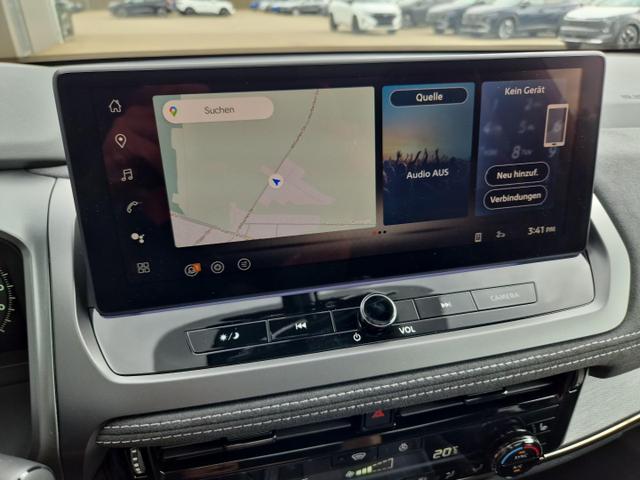 Nissan Qashqai 1.3 DIG-T MHEV 158 PS X-Tronic N-Design PanoDach Teil-Leder Klimaautomatik Sitzheizung Lenkradheizung Navi ACC PDC v+h 360&deg;Kamera DAB Bluetooth Touchscreen Apple CarPlay Android Auto 19"Zoll 