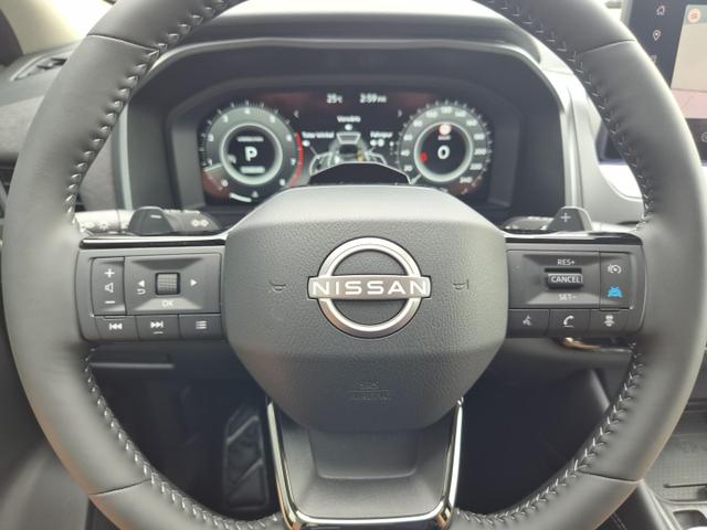 Nissan Qashqai 1.3 DIG-T MHEV 158 PS X-Tronic N-Design Head-Up Display Teil-Leder Klimaautomatik Sitzheizung Lenkradheizung Navi elektr. Heckklappe ACC PDC v+h 360&deg;Kamera DAB Bluetooth Touchscreen Apple CarPlay Android Auto 19"Zoll 