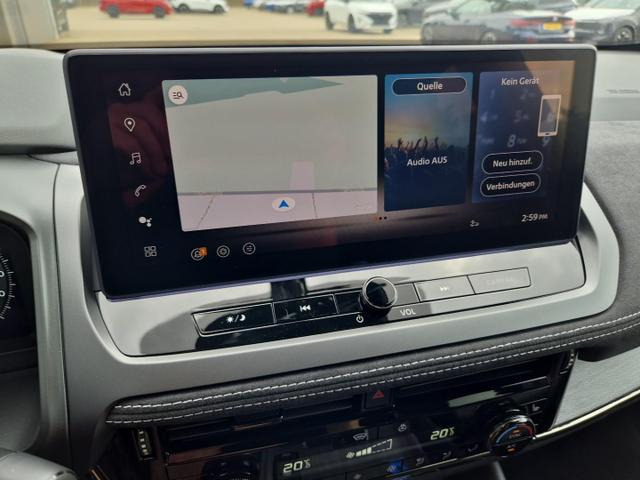 Nissan Qashqai 1.3 DIG-T MHEV 158 PS X-Tronic N-Design Head-Up Display Teil-Leder Klimaautomatik Sitzheizung Lenkradheizung Navi elektr. Heckklappe ACC PDC v+h 360&deg;Kamera DAB Bluetooth Touchscreen Apple CarPlay Android Auto 19"Zoll 