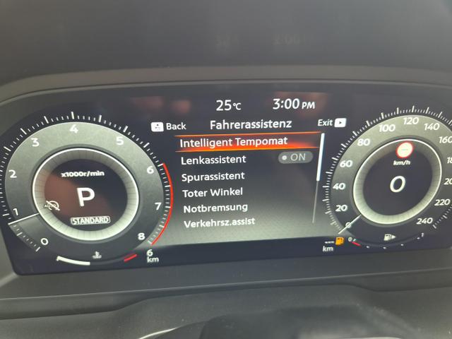 Nissan Qashqai 1.3 DIG-T MHEV 158 PS X-Tronic N-Design Head-Up Display Teil-Leder Klimaautomatik Sitzheizung Lenkradheizung Navi elektr. Heckklappe ACC PDC v+h 360&deg;Kamera DAB Bluetooth Touchscreen Apple CarPlay Android Auto 19"Zoll 