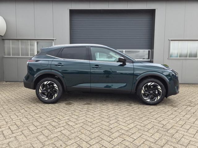Nissan Qashqai 1.3 DIG-T MHEV 158 PS X-Tronic N-Connecta Teil-Leder PanoGlasdach Klimaautomatik Sitzheizung Lenkradheizung Navi ACC PDC v+h 360&deg;Kamera DAB Bluetooth Touchscreen Apple CarPlay Android Auto 18"LM 