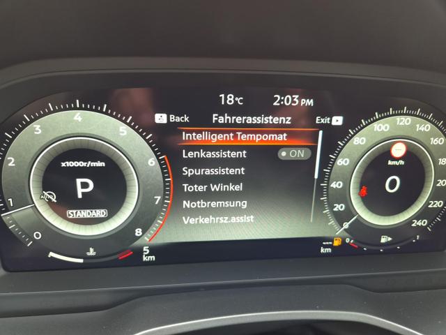 Nissan Qashqai 1.3 DIG-T MHEV 158 PS X-Tronic N-Connecta Teil-Leder PanoGlasdach Klimaautomatik Sitzheizung Lenkradheizung Navi ACC PDC v+h 360&deg;Kamera DAB Bluetooth Touchscreen Apple CarPlay Android Auto 18"LM 