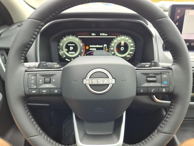 Nissan Qashqai 1.3 DIG-T MHEV 158 PS X-Tronic Tekna Voll-Leder Klimaautomatik PanoGlasdach Sitzheizung Lenkradheizung Navi Head-Up Display elektr. Heckklappe ACC PDC v+h 360&deg;Kamera DAB Bluetooth Touchscreen Apple CarPlay Android Auto 19"LM 