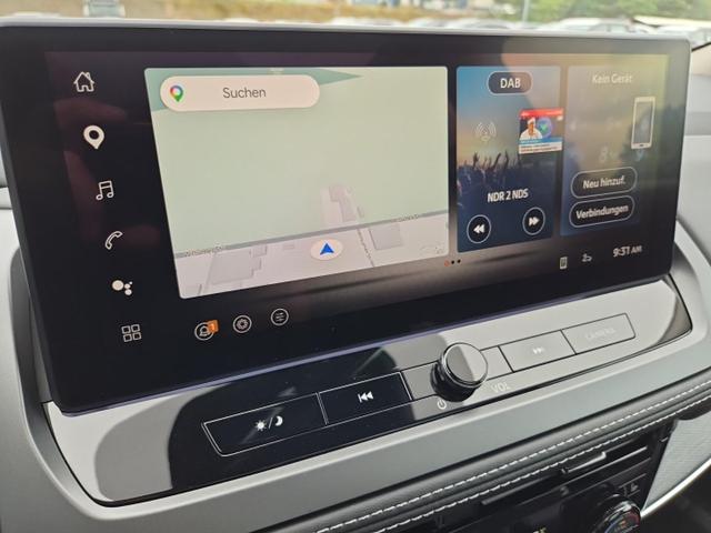 Nissan Qashqai 1.3 DIG-T MHEV 158 PS X-Tronic Tekna Voll-Leder Klimaautomatik PanoGlasdach Sitzheizung Lenkradheizung Navi Head-Up Display elektr. Heckklappe ACC PDC v+h 360&deg;Kamera DAB Bluetooth Touchscreen Apple CarPlay Android Auto 19"LM 