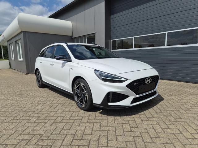 Hyundai i30 Kombi 1.6 T-GDI 150PS Automatik N-Line Sitzheizung Lenkradheizung Klimaautomatik Navi 10,3"-Touchscreen Bluelink Apple CarPlay + Android Auto PDC v+h R&uuml;ckf.Kamera 18-LM 