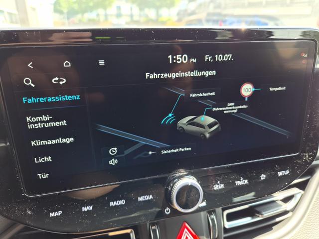 Hyundai i30 Kombi 1.6 T-GDI 150PS Automatik N-Line Sitzheizung Lenkradheizung Klimaautomatik Navi 10,3"-Touchscreen Bluelink Apple CarPlay + Android Auto PDC v+h R&uuml;ckf.Kamera 18-LM 