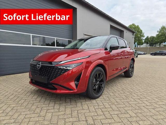 Nissan Qashqai - 1.3 DIG-T MHEV 158 PS X-Tronic N-Design PanoDach Teil-Leder Klimaautomatik Sitzheizung Lenkradheizung Navi ACC PDC v+h 360&deg;Kamera DAB Bluetooth Touchscreen Apple CarPlay Android Auto 19"Zoll