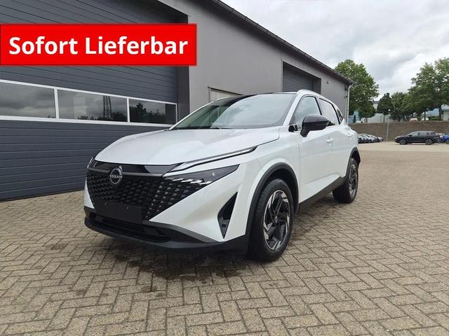 Nissan Qashqai - 1.3 DIG-T MHEV 158 PS X-Tronic N-Connecta Teil-Leder PanoGlasdach Klimaautomatik Sitzheizung Lenkradheizung Navi ACC PDC v+h 360&deg;Kamera DAB Bluetooth Touchscreen Apple CarPlay Android Auto 18"LM