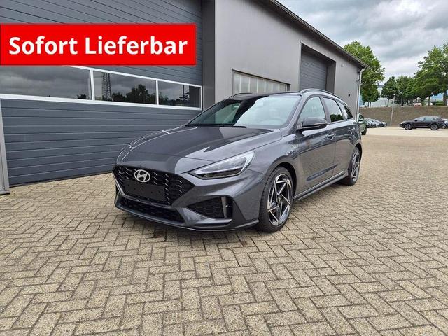 Hyundai i30 Kombi - 1.6 T-GDI 150PS Automatik N-Line Sitzheizung Lenkradheizung Klimaautomatik Navi 10,3"-Touchscreen Bluelink Apple CarPlay + Android Auto PDC v+h R&uuml;ckf.Kamera 18-LM