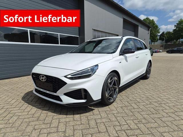 Hyundai i30 Kombi - 1.6 T-GDI 150PS Automatik N-Line Sitzheizung Lenkradheizung Klimaautomatik Navi 10,3"-Touchscreen Bluelink Apple CarPlay + Android Auto PDC v+h R&uuml;ckf.Kamera 18-LM