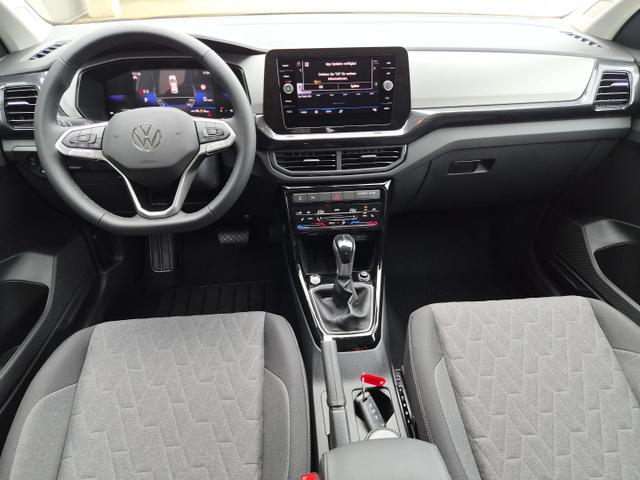 Volkswagen T-Cross 1.0 TSI 116PS DSG Life AHK (abnehmbar) IQ.LIGHT-LED-Matrix Sitzheizung R&uuml;ckf.Kamera Klimaautomatik Abstandstempomat Apple CarPlay Android Auto 