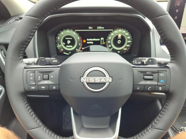 Nissan Qashqai 1.3 DIG-T MHEV 158 PS X-Tronic N-Connecta Teil-Leder PanoGlasdach Klimaautomatik Sitzheizung Lenkradheizung Navi ACC PDC v+h 360&deg;Kamera DAB Bluetooth Touchscreen Apple CarPlay Android Auto 18"LM 