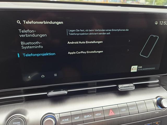 Hyundai KONA Trend 1.6 T-GDI 150PS Automatik Voll-LED-Scheinw. Sitzheizung Lenkradheizung ACC Klimaautomatik Navi Touchscreen DAB+ Apple CarPlay + Android Auto PDC v+h R&uuml;ckf.Kamera 2xKeyless 17-LM 