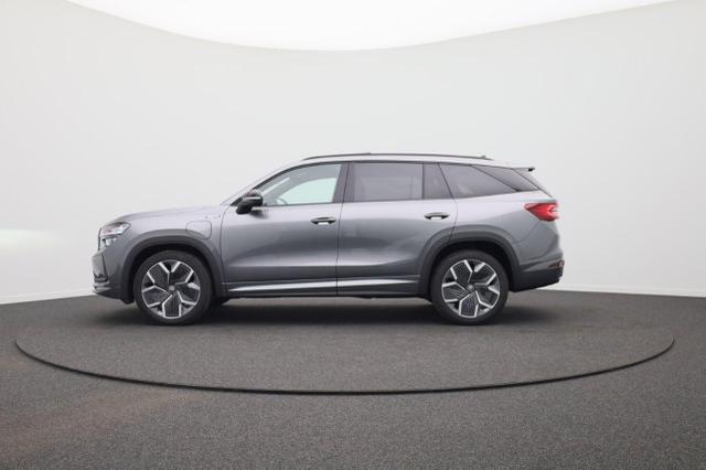 Skoda Kodiaq Sportline 1.5 TSI 204PS PHEV DSG Sitzheizung v+h Frontscheibe beheizb. 20"LM schwenkb. AHK elektr. PanoDach Alcantara PDC R&uuml;ckf.Kamera Klimaautomatik Lenkradheizung Navi Apple CarPlay Android Auto 2xKeyless vollelektr. Reichweite 116KM 