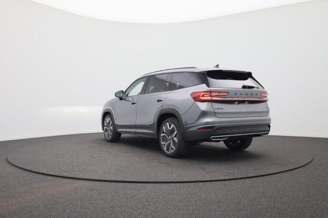 Skoda Kodiaq Sportline 1.5 TSI 204PS PHEV DSG Sitzheizung v+h Frontscheibe beheizb. 20"LM schwenkb. AHK elektr. PanoDach Alcantara PDC R&uuml;ckf.Kamera Klimaautomatik Lenkradheizung Navi Apple CarPlay Android Auto 2xKeyless vollelektr. Reichweite 116KM 