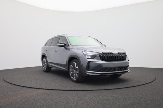 Skoda Kodiaq Sportline 1.5 TSI 204PS PHEV DSG Sitzheizung v+h Frontscheibe beheizb. 20"LM schwenkb. AHK elektr. PanoDach Alcantara PDC R&uuml;ckf.Kamera Klimaautomatik Lenkradheizung Navi Apple CarPlay Android Auto 2xKeyless vollelektr. Reichweite 116KM 