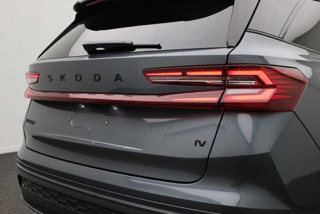 Skoda Kodiaq Sportline 1.5 TSI 204PS PHEV DSG Sitzheizung v+h Frontscheibe beheizb. 20"LM schwenkb. AHK elektr. PanoDach Alcantara PDC R&uuml;ckf.Kamera Klimaautomatik Lenkradheizung Navi Apple CarPlay Android Auto 2xKeyless vollelektr. Reichweite 116KM 