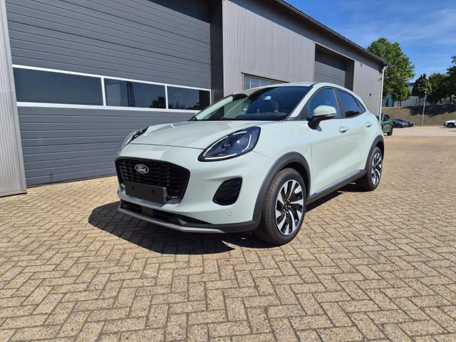 Ford Puma - Titanium 1.0 EcoBoost Hybrid 125PS Automatik Klimaautomatik Sitzheizung Lenkradheizung Frontscheibe beheizb. LED-Scheinwerfer SYNC4 Bluetooth Apple CarPlay Android Auto PDC v+h