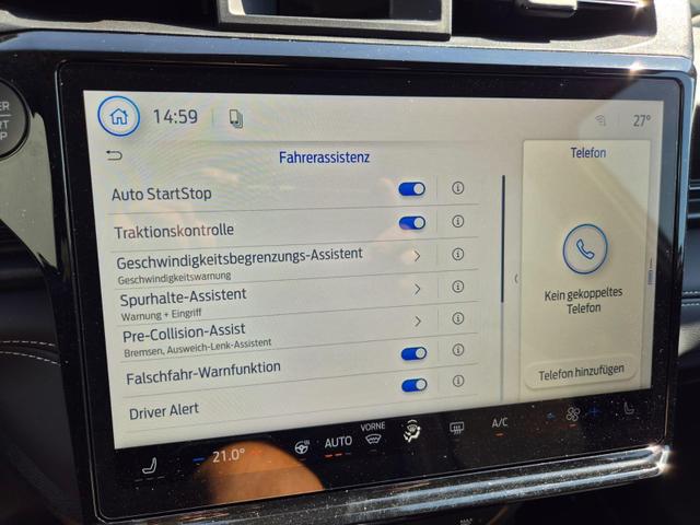 Ford Puma Titanium 1.0 EcoBoost Hybrid 125PS Automatik Klimaautomatik Sitzheizung Lenkradheizung Frontscheibe beheizb. LED-Scheinwerfer SYNC4 Bluetooth Apple CarPlay Android Auto PDC v+h 