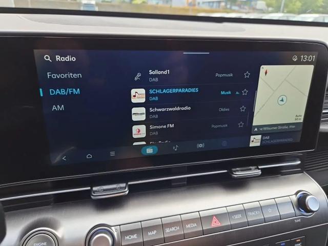 Hyundai KONA Trend 1.6 T-GDI 150PS Automatik Voll-LED-Scheinw. Sitzheizung Lenkradheizung ACC Klimaautomatik Navi Touchscreen DAB+ Apple CarPlay + Android Auto PDC v+h R&uuml;ckf.Kamera 2xKeyless 17-LM 