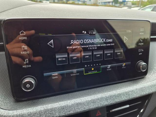Skoda Kamiq 1.5 TSI 150PS DSG Selection Klimaautomatik Sitzheizung R&uuml;ckf.Kamera PDC Apple CarPlay + Android Auto Tempomat Garantieverl&auml;ngerung 16"LM 