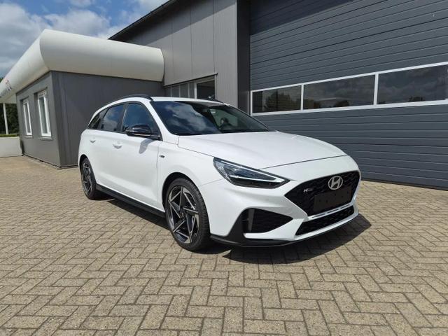 Hyundai i30 Kombi 1.6 T-GDI 150PS Automatik N-Line Sitzheizung Lenkradheizung Klimaautomatik Navi 10,3"-Touchscreen Bluelink Apple CarPlay + Android Auto PDC v+h R&uuml;ckf.Kamera 18-LM 