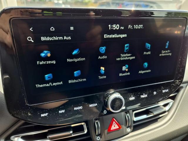 Hyundai i30 Kombi 1.6 T-GDI 150PS Automatik N-Line Sitzheizung Lenkradheizung Klimaautomatik Navi 10,3"-Touchscreen Bluelink Apple CarPlay + Android Auto PDC v+h R&uuml;ckf.Kamera 18-LM 