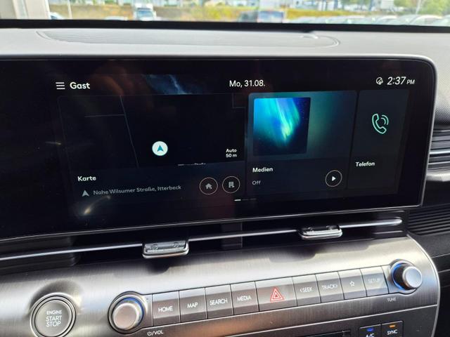 Hyundai KONA Trend 1.6 T-GDI 150PS Automatik Voll-LED-Scheinw. Sitzheizung Lenkradheizung ACC Klimaautomatik Navi Touchscreen DAB+ Apple CarPlay + Android Auto PDC v+h R&uuml;ckf.Kamera 2xKeyless 17-LM 