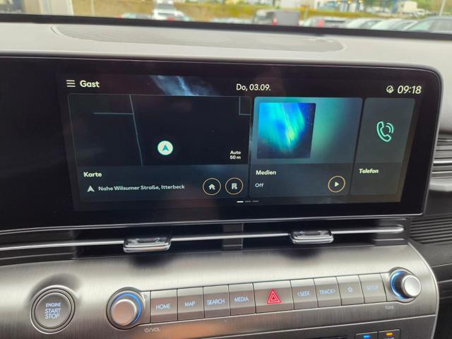 Hyundai KONA Trend 1.6 T-GDI 150PS Voll-LED-Scheinw. Sitzheizung Lenkradheizung Klimaautomatik Tempomat Navi Touchscreen DAB+ Apple CarPlay + Android Auto PDC v+h R&uuml;ckf.Kamera 2xKeyless 17-LM 