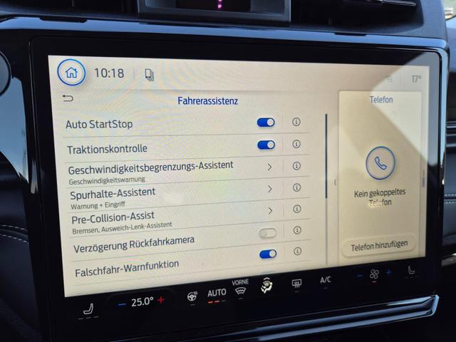 Ford Puma Titanium 1.0 EcoBoost Hybrid 125PS Automatik R&uuml;ckf.Kamera Klimaautomatik Sitzheizung Lenkradheizung Frontscheibe beheizb. LED-Scheinwerfer SYNC4 Bluetooth Apple CarPlay Android Auto PDC v+h 