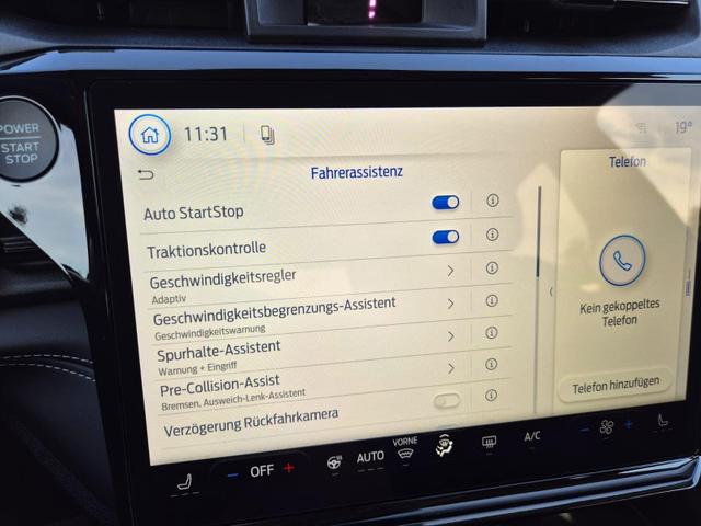 Ford Puma Titanium 1.0 EcoBoost Hybrid 125PS Automatik abnehm. AHK ACC 4xKamera Klimaautomatik Sitzheizung Lenkradheizung Frontscheibe beheizb. LED-Scheinwerfer SYNC4 Bluetooth Apple CarPlay Android Auto PDC v+h 