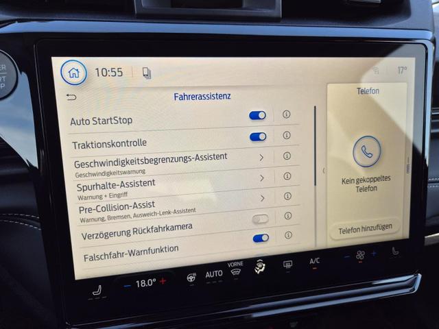 Ford Puma Titanium 1.0 EcoBoost Hybrid 125PS Automatik R&uuml;ckf.Kamera Klimaautomatik Sitzheizung Lenkradheizung Frontscheibe beheizb. LED-Scheinwerfer SYNC4 Bluetooth Apple CarPlay Android Auto PDC v+h 