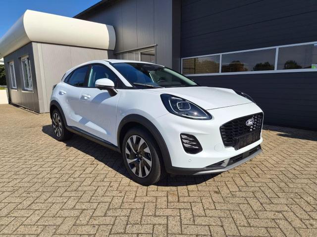Ford Puma Titanium 1.0 EcoBoost Hybrid 125PS Automatik abnehm. AHK ACC 4xKamera Klimaautomatik Sitzheizung Lenkradheizung Frontscheibe beheizb. LED-Scheinwerfer SYNC4 Bluetooth Apple CarPlay Android Auto PDC v+h 