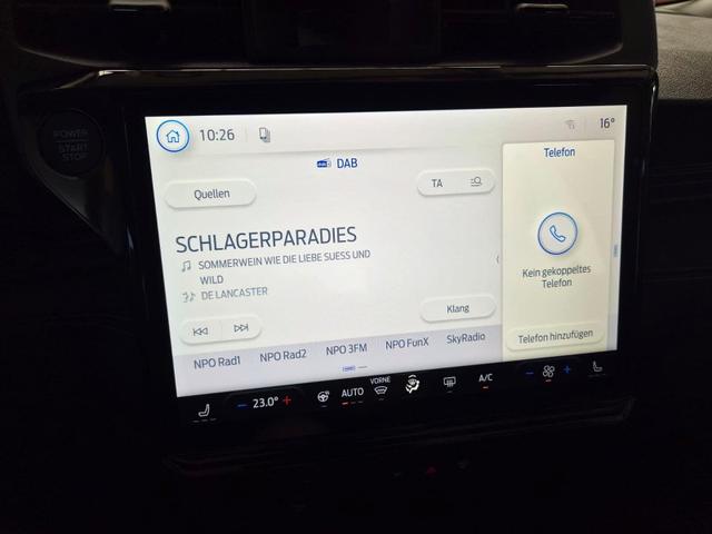 Ford Puma Titanium 1.0 EcoBoost Hybrid 125PS Automatik R&uuml;ckf.Kamera Klimaautomatik Sitzheizung Lenkradheizung Frontscheibe beheizb. LED-Scheinwerfer SYNC4 Bluetooth Apple CarPlay Android Auto PDC v+h 