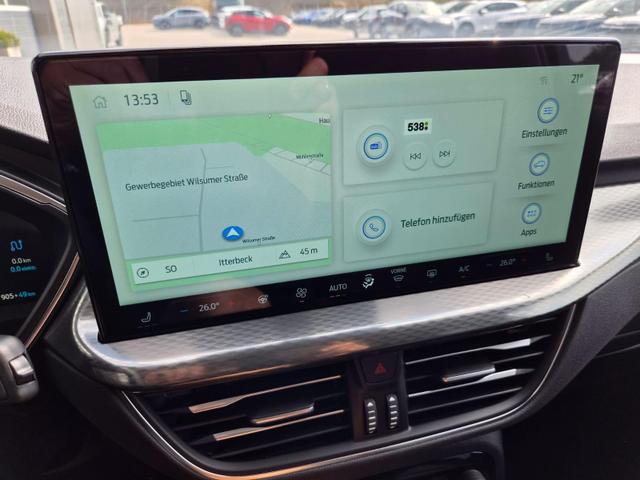 Ford Kuga Titanium 243PS PHEV Automatik elektr. PanoDach Sitzheizung v+h Lenkradheizung Frontscheibe beheizb. Klimaautomatik Navi SYNC4 Apple CarPlay Android Auto Touchscreen PDC 4xKamera 2xKeyless 17"LM vollelektr. Reichweite 66KM 