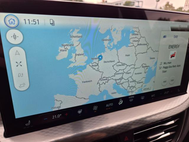 Ford Kuga Titanium 243PS PHEV Automatik schwenkb. AHK Sitzheizung v+h Lenkradheizung Frontscheibe beheizb. Klimaautomatik Navi SYNC4 Apple CarPlay Android Auto Touchscreen PDC 4xKamera 2xKeyless 17"LM vollelektr. Reichweite 66KM 