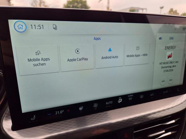 Ford Kuga Titanium 243PS PHEV Automatik schwenkb. AHK Sitzheizung v+h Lenkradheizung Frontscheibe beheizb. Klimaautomatik Navi SYNC4 Apple CarPlay Android Auto Touchscreen PDC 4xKamera 2xKeyless 17"LM vollelektr. Reichweite 66KM 