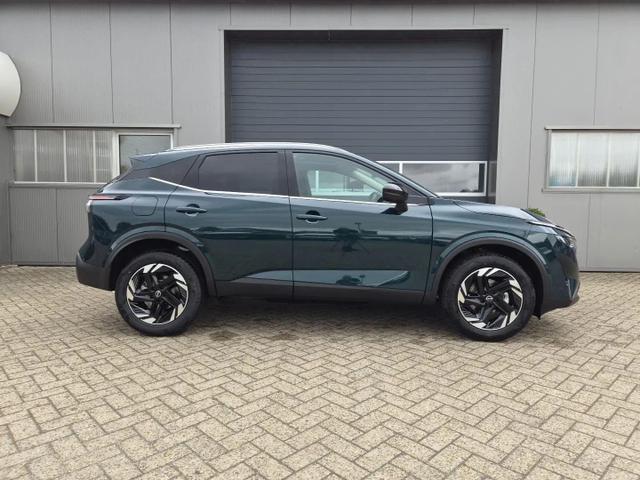 Nissan Qashqai 1.3 DIG-T MHEV 158 PS X-Tronic N-Connecta Teil-Leder PanoGlasdach Klimaautomatik Sitzheizung Lenkradheizung Navi ACC PDC v+h 360&deg;Kamera DAB Bluetooth Touchscreen Apple CarPlay Android Auto 18"LM 