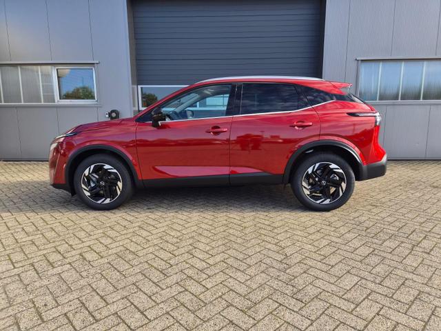 Nissan Qashqai 1.3 DIG-T MHEV 158 PS X-Tronic N-Connecta Teil-Leder PanoGlasdach Klimaautomatik Sitzheizung Lenkradheizung Navi ACC PDC v+h 360&deg;Kamera DAB Bluetooth Touchscreen Apple CarPlay Android Auto 18"LM 