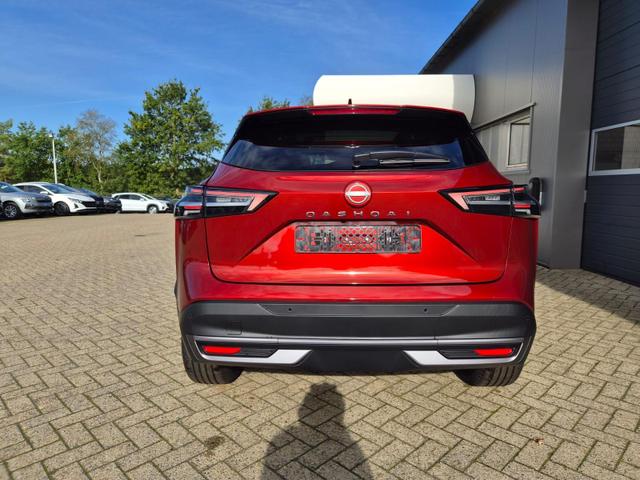 Nissan Qashqai 1.3 DIG-T MHEV 158 PS X-Tronic N-Connecta Teil-Leder PanoGlasdach Klimaautomatik Sitzheizung Lenkradheizung Navi ACC PDC v+h 360&deg;Kamera DAB Bluetooth Touchscreen Apple CarPlay Android Auto 18"LM 