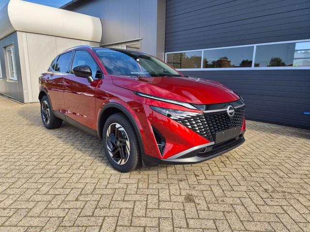 Nissan Qashqai 1.3 DIG-T MHEV 158 PS X-Tronic N-Connecta Teil-Leder PanoGlasdach Klimaautomatik Sitzheizung Lenkradheizung Navi ACC PDC v+h 360&deg;Kamera DAB Bluetooth Touchscreen Apple CarPlay Android Auto 18"LM 
