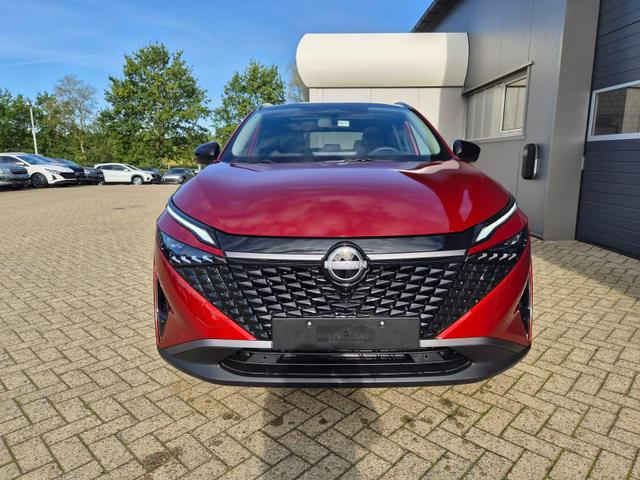 Nissan Qashqai 1.3 DIG-T MHEV 158 PS X-Tronic N-Connecta Teil-Leder PanoGlasdach Klimaautomatik Sitzheizung Lenkradheizung Navi ACC PDC v+h 360&deg;Kamera DAB Bluetooth Touchscreen Apple CarPlay Android Auto 18"LM 