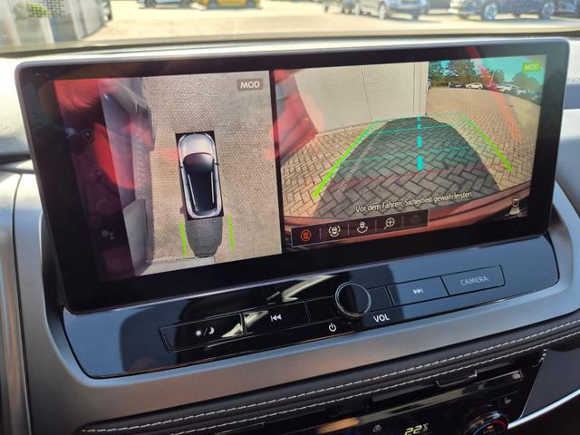 Nissan Qashqai 1.3 DIG-T MHEV 158 PS X-Tronic N-Connecta Teil-Leder PanoGlasdach Klimaautomatik Sitzheizung Lenkradheizung Navi ACC PDC v+h 360&deg;Kamera DAB Bluetooth Touchscreen Apple CarPlay Android Auto 18"LM 