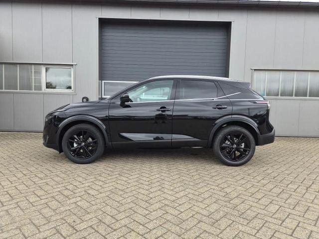 Nissan Qashqai - 1.3 DIG-T MHEV 158 PS X-Tronic Tekna Voll-Leder Klimaautomatik PanoGlasdach Sitzheizung Lenkradheizung Navi Head-Up Display elektr. Heckklappe ACC PDC v+h 360&deg;Kamera DAB Bluetooth Touchscreen Apple CarPlay Android Auto 19"LM