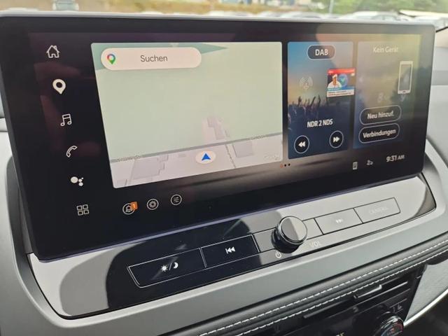 Nissan Qashqai 1.3 DIG-T MHEV 158 PS X-Tronic Tekna Voll-Leder Klimaautomatik PanoGlasdach Sitzheizung Lenkradheizung Navi Head-Up Display elektr. Heckklappe ACC PDC v+h 360&deg;Kamera DAB Bluetooth Touchscreen Apple CarPlay Android Auto 19"LM 