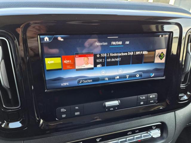 Mercedes-Benz Vito 114 PRO L2 2.0 CDI 136PS Automatik 2,8t 2-Sitzer Chrompaket innen AHK Klimaautomatik Bluetooth DAB Apple CarPlay Android Auto PDC v+h R&uuml;ckf.Kamera Tempomat Ganzj.Reifen 