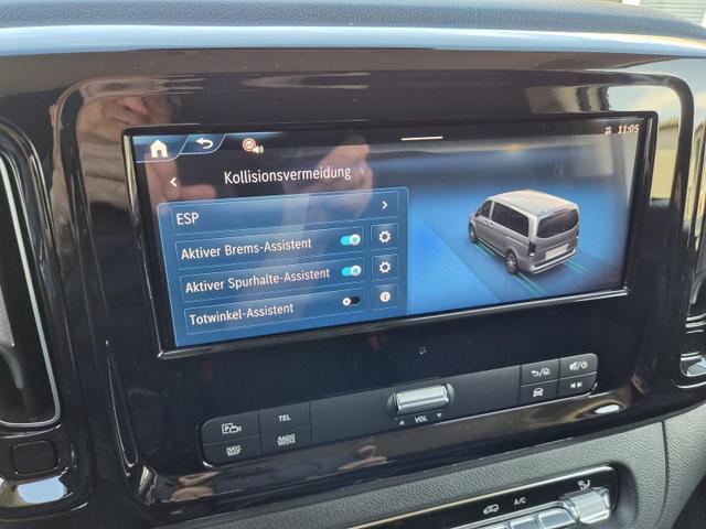 Mercedes-Benz Vito 114 PRO L2 2.0 CDI 136PS Automatik 2,8t 2-Sitzer Chrompaket innen AHK Klimaautomatik Bluetooth DAB Apple CarPlay Android Auto PDC v+h R&uuml;ckf.Kamera Tempomat Ganzj.Reifen 