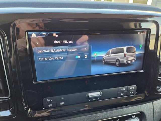 Mercedes-Benz Vito 114 PRO L2 2.0 CDI 136PS Automatik 2,8t 2-Sitzer Chrompaket innen AHK Klimaautomatik Bluetooth DAB Apple CarPlay Android Auto PDC v+h R&uuml;ckf.Kamera Tempomat Ganzj.Reifen 